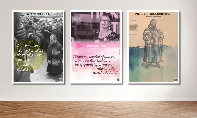 „Der Frieden ist nicht alles, aber alles ist ohne Frieden nichts.“, © Ausstellung-leihen