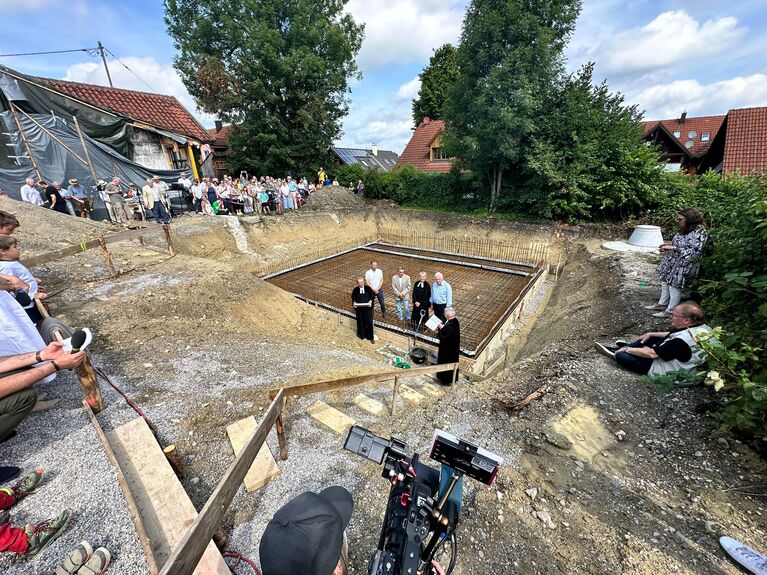 Grundsteinlegung Christuskirche Utting, © @evangelischamammersee